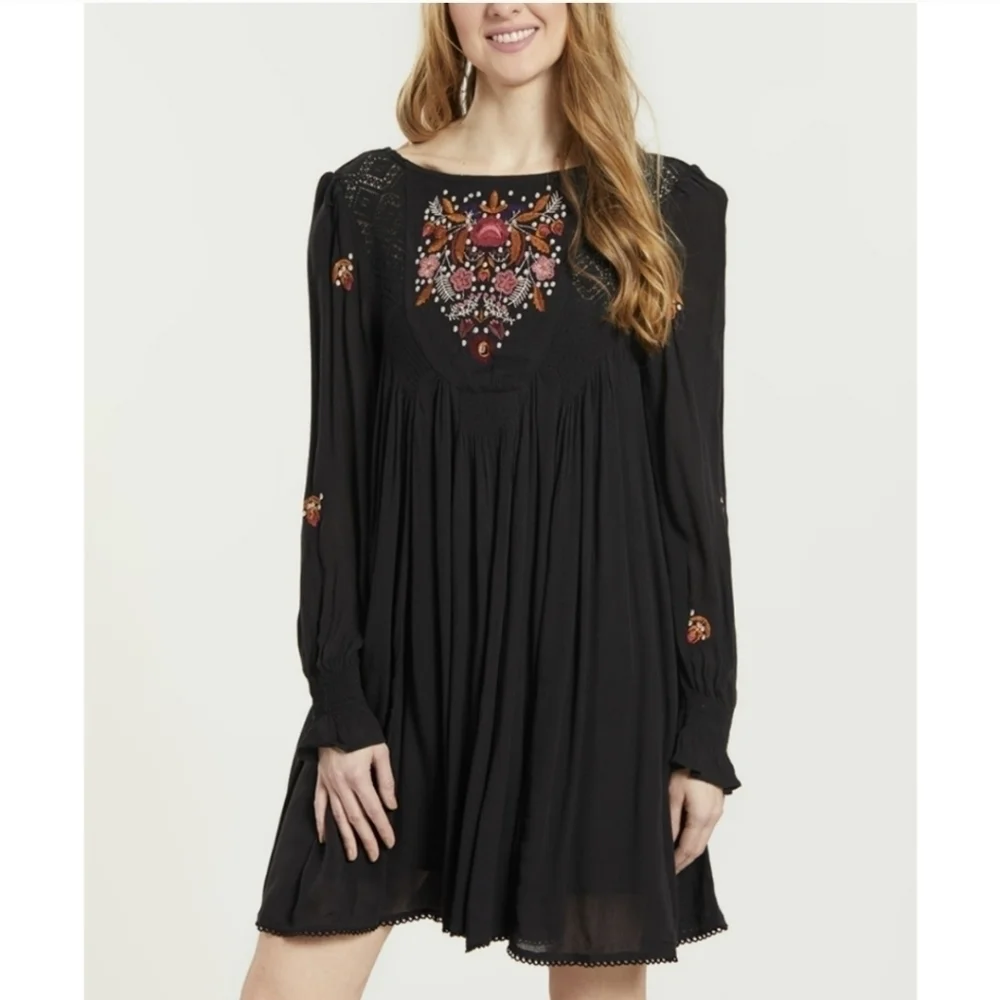 Free People | Mohave Embroidered Mini Dress - Picture 4 of 6